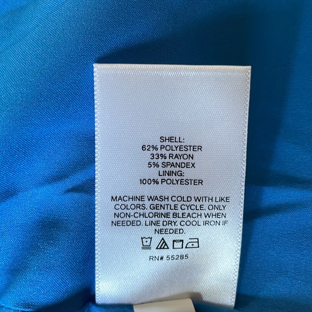 Express Electric Blue Double-Breasted Blazer - Picture 11 of 16